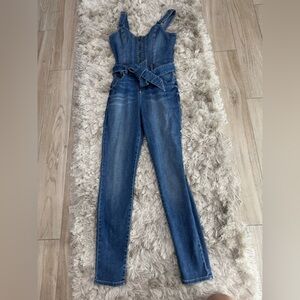 Guess Women's Blue Denim Overalls